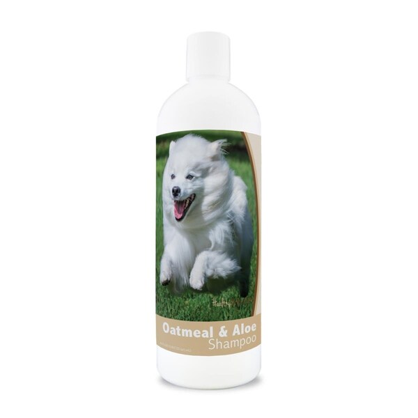 Healthy Breeds 16 oz American Eskimo Dog Oatmeal Shampoo with Aloe 840235175490 - main